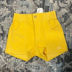 Hammies Solid Corduroy Shorts - Yellow 26”